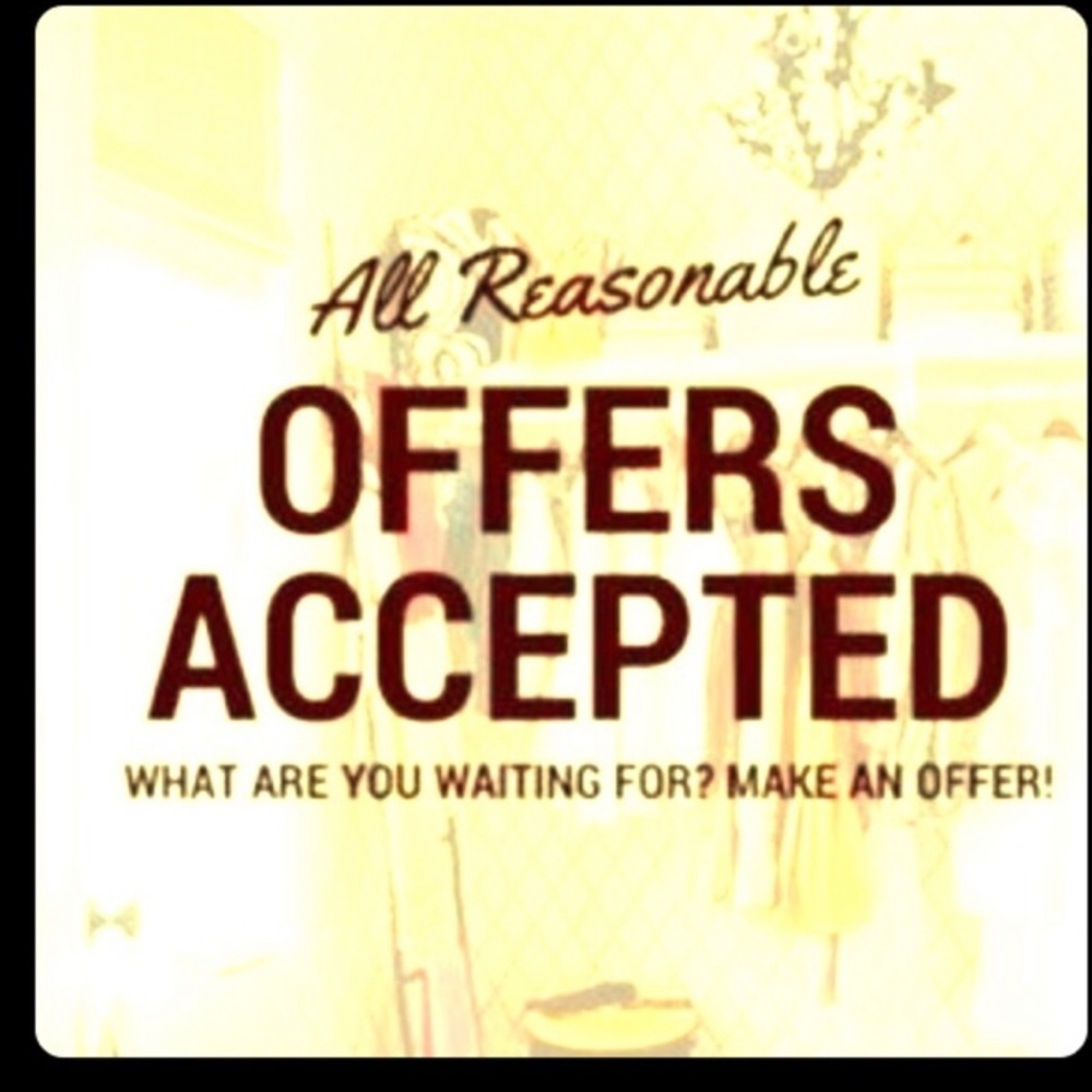 All reasonable offers accepted! No lowballers!